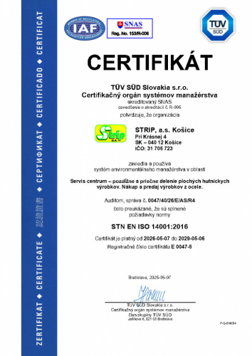 Certifikáty Certifikáty